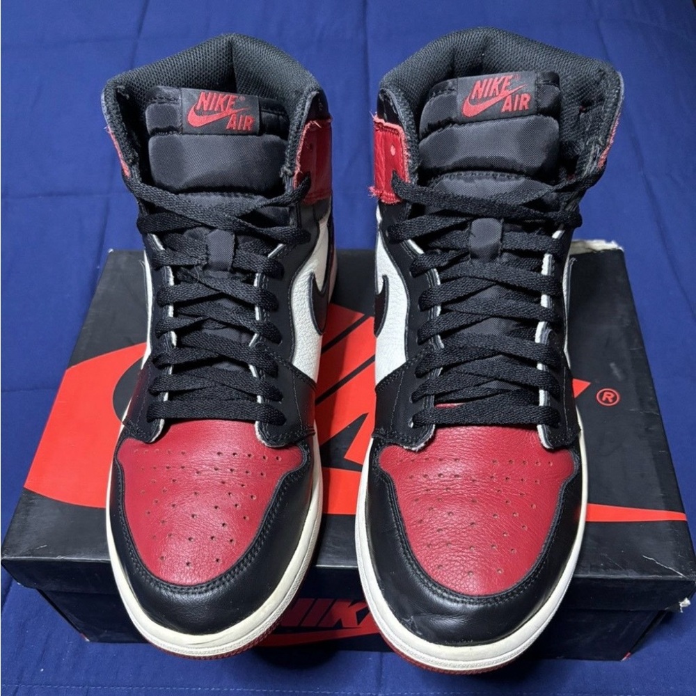 Jordan 1 Retro High OG Bred Toe 2018 Size 11.5